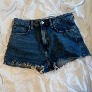 Denim shorts
